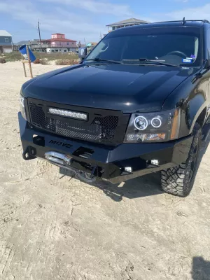 CHEVY SUBURBAN 1500 2007-2014 with CLASSIC FRONT Weld It Yourself Offroad installed