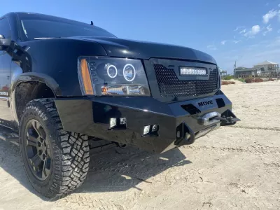 CHEVY SUBURBAN 1500 2007-2014 with CLASSIC FRONT Weld It Yourself Offroad installed