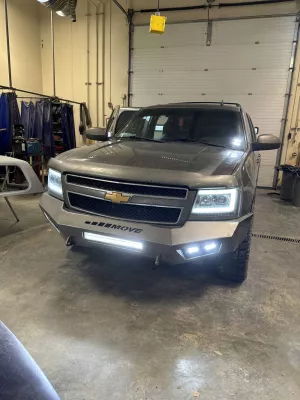 CHEVY SUBURBAN 1500 2007-2014 with PRECISION FRONT Weld It Yourself STANDARD installed