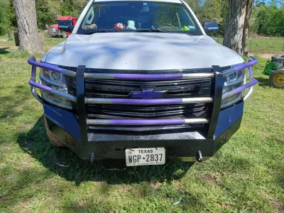 Chevy suburban 1500 2015-2020 with a classic front weld it yourself bumper kit