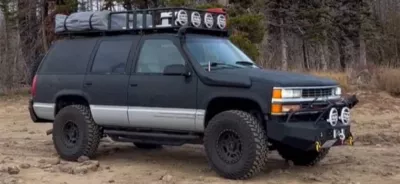 CHEVY TAHOE 1992-1999 with CLASSIC FRONT Weld It Yourself Offroad installed