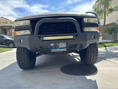 CHEVY TAHOE 2000-2006 with FALCON FRONT Weld It Yourself STANDARD installed