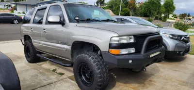 CHEVY TAHOE 2000-2006 with FALCON FRONT Weld It Yourself STANDARD installed