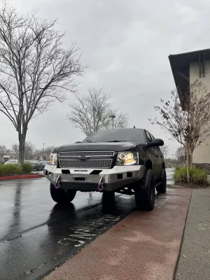 CHEVY TAHOE 2007-2014 with CLASSIC FRONT Weld It Yourself Offroad installed