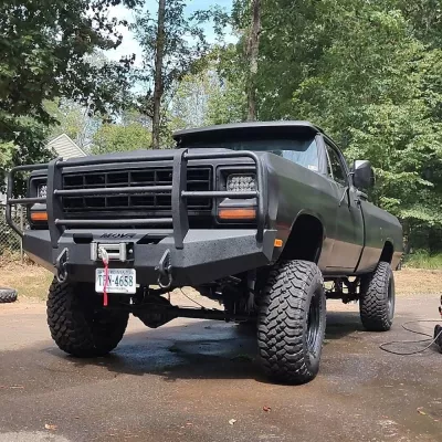 DODGE 150-250-350 1981-1993 with CLASSIC FRONT Weld It Yourself Offroad installed