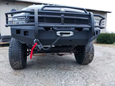 DODGE 1500 1994-2001 with CLASSIC FRONT Weld It Yourself Offroad installed
