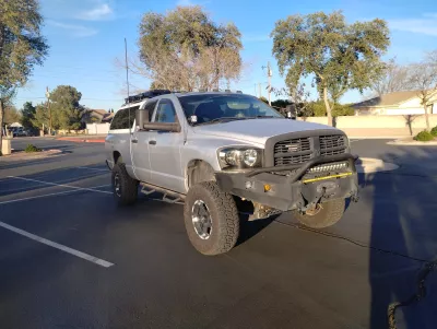 Dodge 1500 2006-2008 with a classic front weld it yourself bumper kit