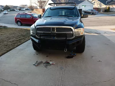 DODGE 1500 2013-2024 [INCLUDES 1500 CLASSIC] with CLASSIC FRONT W.I.Y.KIT OFFROAD installed