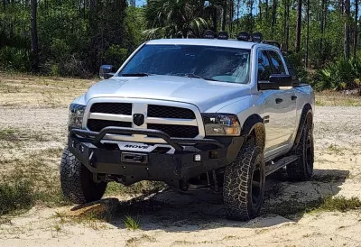 DODGE 1500 2013-2024 [INCLUDES 1500 CLASSIC] with CLASSIC FRONT Weld It Yourself Offroad installed