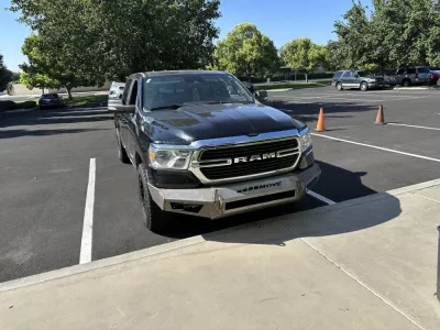 DODGE 1500 2019-2024 with PRECISION FRONT Weld It Yourself STANDARD installed