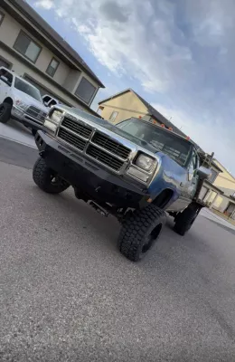 DODGE 150-250-350 1981-1993 with CLASSIC FRONT Weld It Yourself STANDARD installed