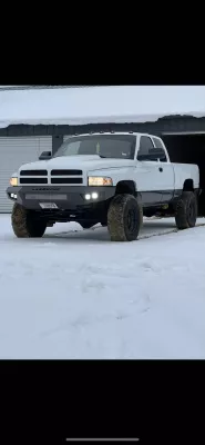 DODGE 2500-3500 1994-2002 with PRECISION FRONT Weld It Yourself STANDARD installed