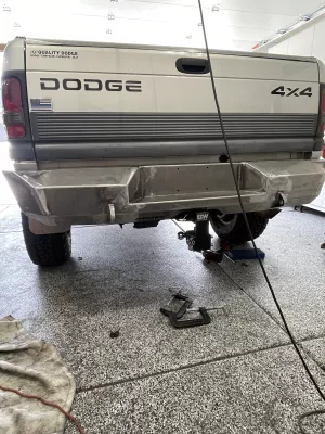 DODGE 2500-3500 1994-2002 with CLASSIC REAR Weld It Yourself STANDARD installed