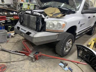 DODGE 2500-3500 2006-2009 with CLASSIC FRONT Weld It Yourself Offroad installed