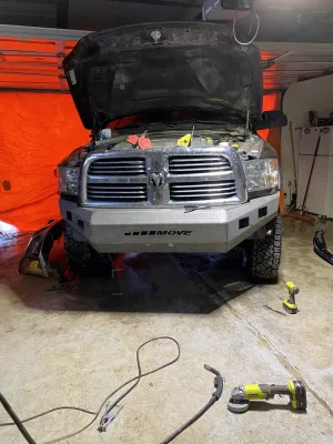 DODGE 2500-3500 2010-2018 with CLASSIC FRONT Weld It Yourself STANDARD installed