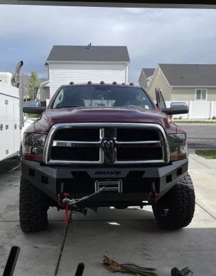 DODGE 2500-3500 2010-2018 with CLASSIC FRONT Weld It Yourself Offroad installed