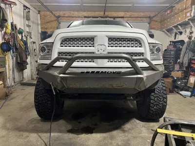 DODGE 2500-3500 2010-2018 with PRECISION FRONT Weld It Yourself STANDARD installed