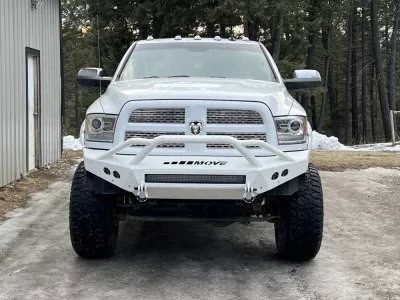 DODGE 2500-3500 2010-2018 with PRECISION FRONT Weld It Yourself STANDARD installed