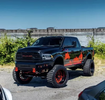 DODGE 2500-3500 2010-2018 with CLASSIC FRONT Weld It Yourself STANDARD installed