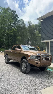 DODGE 2500-3500 2010-2018 with CLASSIC FRONT Weld It Yourself STANDARD installed