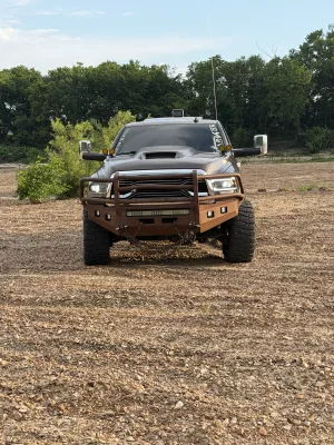 Dodge 2500-3500 2010-2018 with a classic front weld it yourself bumper kit