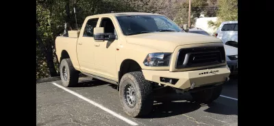 Dodge 2500-3500 2010-2018 with a precision front weld it yourself bumper kit