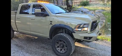 DODGE 2500-3500 2010-2018 with PRECISION FRONT Weld It Yourself STANDARD installed