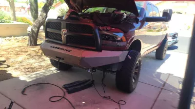 DODGE 2500-3500 2010-2018 with PRECISION FRONT Weld It Yourself STANDARD installed