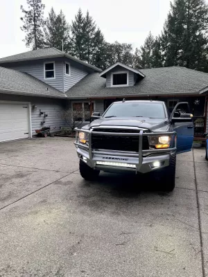 DODGE 2500-3500 2019-2024 with PRECISION FRONT W.I.Y.KIT STANDARD installed