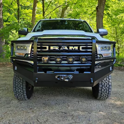 DODGE 2500-3500 2019-2024 with CLASSIC FRONT Weld It Yourself Offroad installed