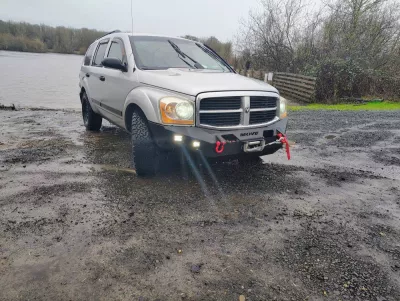DODGE DURANGO 2004-2006 with CLASSIC FRONT Weld It Yourself Offroad installed