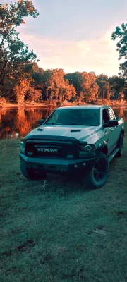 Dodge rebel 1500 2016-2018 with a classic front weld it yourself bumper kit