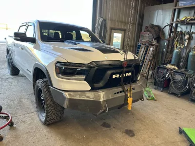 DODGE REBEL 1500 2019-2024 with PRECISION FRONT Weld It Yourself STANDARD installed