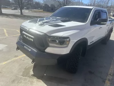 DODGE REBEL 1500 2019-2024 with PRECISION FRONT Weld It Yourself STANDARD installed