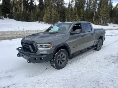DODGE REBEL 1500 2019-2024 with CLASSIC FRONT Weld It Yourself STANDARD installed