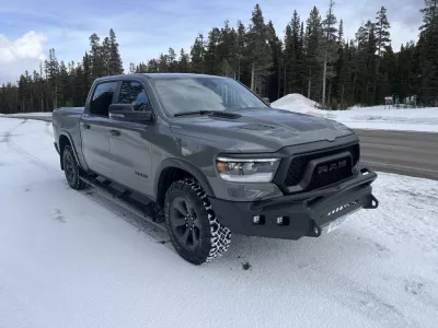 DODGE REBEL 1500 2019-2024 with CLASSIC FRONT Weld It Yourself STANDARD installed