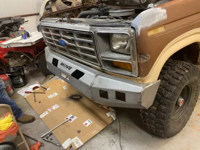 FORD BRONCO 1980-1986 with CLASSIC FRONT Weld It Yourself Offroad installed