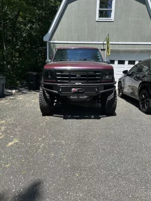 FORD BRONCO 1992-1996 with EMBARK FRONT Weld It Yourself Offroad installed