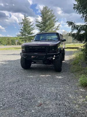 FORD BRONCO 1992-1996 with EMBARK FRONT Weld It Yourself Offroad installed