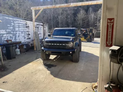 FORD BRONCO 2021-2023 with PRECISION FRONT W.I.Y.KIT STANDARD installed