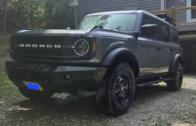 FORD BRONCO 2021-2023 with CLASSIC FRONT W.I.Y.KIT STANDARD installed