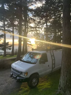 FORD E-SERIES VAN 1992-2007 with CLASSIC FRONT W.I.Y.KIT OFFROAD installed