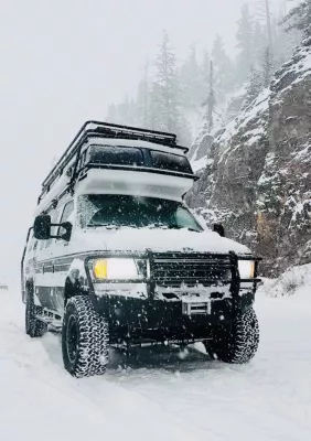 FORD E-SERIES VAN 1992-2007 with CLASSIC FRONT W.I.Y.KIT OFFROAD installed