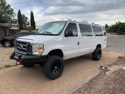FORD E-SERIES VAN 2008-2014 with CLASSIC FRONT Weld It Yourself Offroad installed