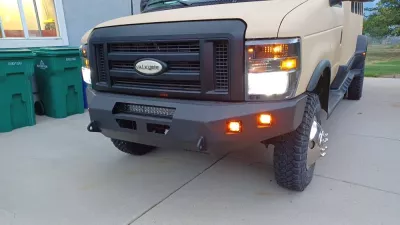 FORD E-SERIES VAN 2008-2014 with CLASSIC FRONT Weld It Yourself STANDARD installed