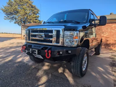 FORD E-SERIES VAN 2008-2014 with CLASSIC FRONT W.I.Y.KIT OFFROAD installed