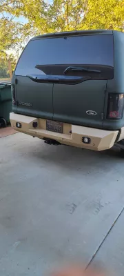 FORD EXCURSION 1999-2004 with CLASSIC REAR Weld It Yourself STANDARD installed