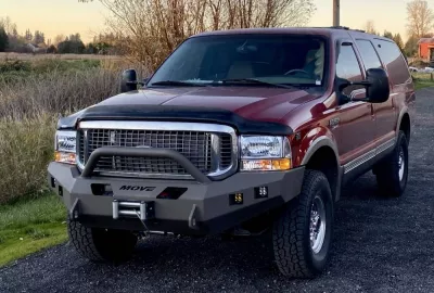 FORD EXCURSION 1999-2004 with CLASSIC FRONT Weld It Yourself Offroad installed