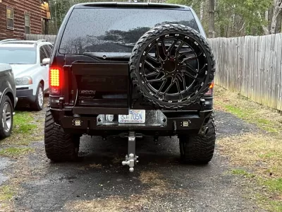 FORD EXCURSION 1999-2004 with CLASSIC REAR Weld It Yourself STANDARD installed