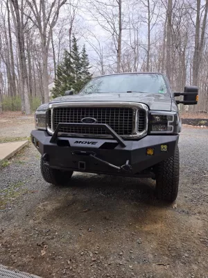 FORD EXCURSION 1999-2004 with CLASSIC FRONT Weld It Yourself Offroad installed